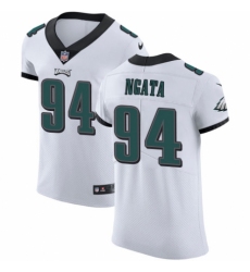 Men's Nike Philadelphia Eagles #94 Haloti Ngata White Vapor Untouchable Elite Player NFL Jersey