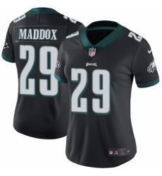 Women's Nike Philadelphia Eagles #29 Avonte Maddox Black Alternate Vapor Untouchable Limited Player NFL Jersey