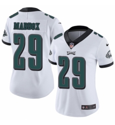 Women's Nike Philadelphia Eagles #29 Avonte Maddox White Vapor Untouchable Limited Player NFL Jersey