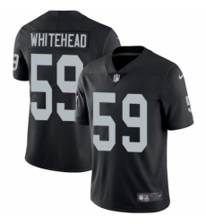 Men's Nike Oakland Raiders #59 Tahir Whitehead Black Team Color Vapor Untouchable Limited Player NFL Jersey