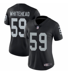 Women's Nike Oakland Raiders #59 Tahir Whitehead Black Team Color Vapor Untouchable Elite Player NFL Jersey