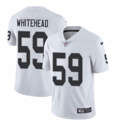 Youth Nike Oakland Raiders #59 Tahir Whitehead White Vapor Untouchable Limited Player NFL Jersey