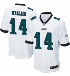 Men's Nike Philadelphia Eagles #14 Mike Wallace Game White NFL Jersey