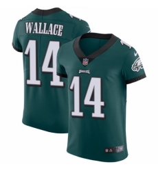 Men's Nike Philadelphia Eagles #14 Mike Wallace Midnight Green Team Color Vapor Untouchable Elite Player NFL Jersey