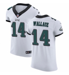 Men's Nike Philadelphia Eagles #14 Mike Wallace White Vapor Untouchable Elite Player NFL Jersey