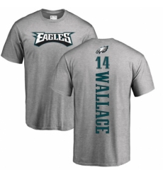 Nike Philadelphia Eagles #14 Mike Wallace Ash Backer T-Shirt