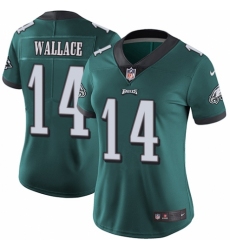 Women's Nike Philadelphia Eagles #14 Mike Wallace Midnight Green Team Color Vapor Untouchable Limited Player NFL Jersey