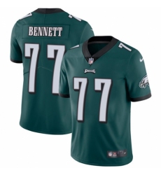 Men's Nike Philadelphia Eagles #77 Michael Bennett Midnight Green Team Color Vapor Untouchable Limited Player NFL Jersey