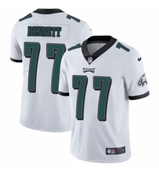 Youth Nike Philadelphia Eagles #77 Michael Bennett White Vapor Untouchable Limited Player NFL Jersey