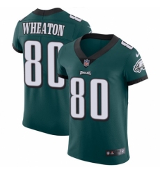 Men's Nike Philadelphia Eagles #80 Markus Wheaton Midnight Green Team Color Vapor Untouchable Elite Player NFL Jersey
