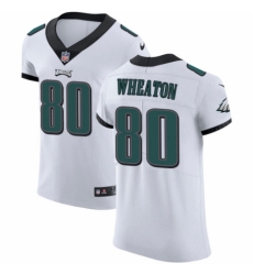 Men's Nike Philadelphia Eagles #80 Markus Wheaton White Vapor Untouchable Elite Player NFL Jersey