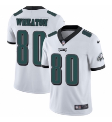 Men's Nike Philadelphia Eagles #80 Markus Wheaton White Vapor Untouchable Limited Player NFL Jersey