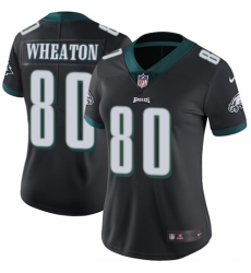Women's Nike Philadelphia Eagles #80 Markus Wheaton Black Alternate Vapor Untouchable Limited Player NFL Jersey