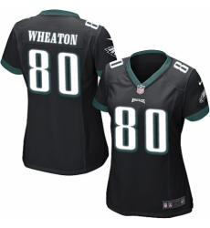 Women's Nike Philadelphia Eagles #80 Markus Wheaton Game Black Alternate NFL Jersey