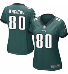 Women's Nike Philadelphia Eagles #80 Markus Wheaton Game Midnight Green Team Color NFL Jersey