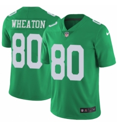 Youth Nike Philadelphia Eagles #80 Markus Wheaton Limited Green Rush Vapor Untouchable NFL Jersey