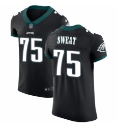 Men's Nike Philadelphia Eagles #75 Josh Sweat Black Vapor Untouchable Elite Player NFL Jersey