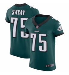 Men's Nike Philadelphia Eagles #75 Josh Sweat Midnight Green Team Color Vapor Untouchable Elite Player NFL Jersey
