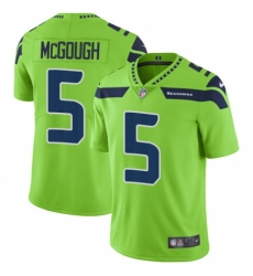 Men's Nike Seattle Seahawks #5 Alex McGough Limited Green Rush Vapor Untouchable NFL Jersey