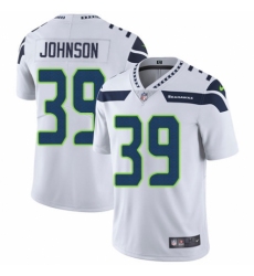 Youth Nike Seattle Seahawks #39 Dontae Johnson White Vapor Untouchable Elite Player NFL Jersey