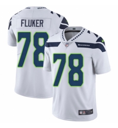 Men's Nike Seattle Seahawks #78 D.J. Fluker White Vapor Untouchable Limited Player NFL Jersey