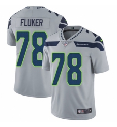 Youth Nike Seattle Seahawks #78 D.J. Fluker Grey Alternate Vapor Untouchable Elite Player NFL Jersey