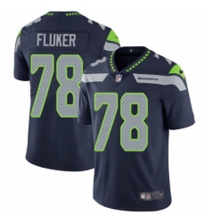 Youth Nike Seattle Seahawks #78 D.J. Fluker Navy Blue Team Color Vapor Untouchable Limited Player NFL Jersey