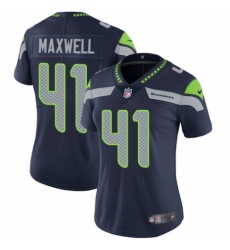 Women's Nike Seattle Seahawks #41 Byron Maxwell Navy Blue Team Color Vapor Untouchable Limited Player NFL Jersey