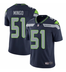 Youth Nike Seattle Seahawks #51 Barkevious Mingo Navy Blue Team Color Vapor Untouchable Limited Player NFL Jersey