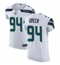Men's Nike Seattle Seahawks #94 Rasheem Green White Vapor Untouchable Elite Player NFL Jersey