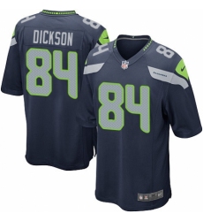Men's Nike Seattle Seahawks #84 Ed Dickson Game Navy Blue Team Color NFL Jersey