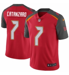 Men's Nike Tampa Bay Buccaneers #7 Chandler Catanzaro Red Team Color Vapor Untouchable Limited Player NFL Jersey