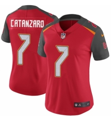 Women's Nike Tampa Bay Buccaneers #7 Chandler Catanzaro Red Team Color Vapor Untouchable Elite Player NFL Jersey