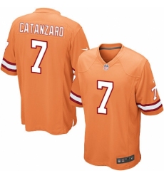Youth Nike Tampa Bay Buccaneers #7 Chandler Catanzaro Elite Orange Glaze Alternate NFL Jersey