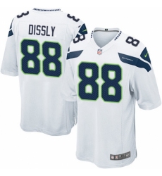 Men's Nike Seattle Seahawks #88 Will Dissly Game White NFL Jersey