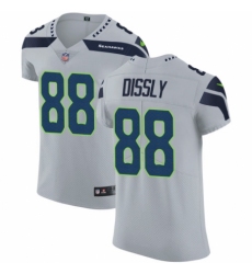 Men's Nike Seattle Seahawks #88 Will Dissly Grey Alternate Vapor Untouchable Elite Player NFL Jersey