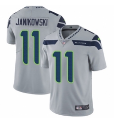 Youth Nike Seattle Seahawks #11 Sebastian Janikowski Grey Alternate Vapor Untouchable Elite Player NFL Jersey