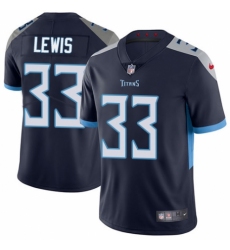 Men's Nike Tennessee Titans #33 Dion Lewis Navy Blue Team Color Vapor Untouchable Limited Player NFL Jersey