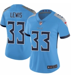Women's Nike Tennessee Titans #33 Dion Lewis Light Blue Alternate Vapor Untouchable Limited Player NFL Jersey