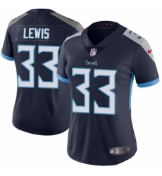 Women's Nike Tennessee Titans #33 Dion Lewis Navy Blue Team Color Vapor Untouchable Limited Player NFL Jersey