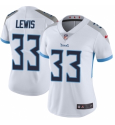 Women's Nike Tennessee Titans #33 Dion Lewis White Vapor Untouchable Limited Player NFL Jersey