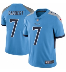 Youth Nike Tennessee Titans #7 Blaine Gabbert Light Blue Alternate Vapor Untouchable Limited Player NFL Jersey