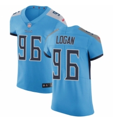 Men's Nike Tennessee Titans #96 Bennie Logan Light Blue Alternate Vapor Untouchable Elite Player NFL Jersey
