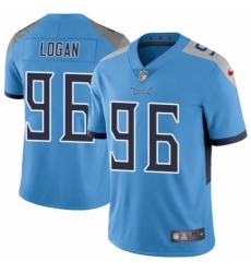 Men's Nike Tennessee Titans #96 Bennie Logan Light Blue Alternate Vapor Untouchable Limited Player NFL Jersey