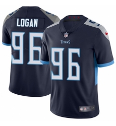 Youth Nike Tennessee Titans #96 Bennie Logan Navy Blue Team Color Vapor Untouchable Elite Player NFL Jersey