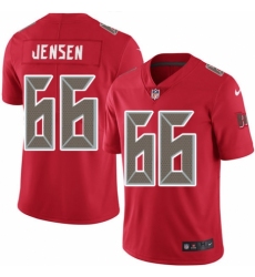 Men's Nike Tampa Bay Buccaneers #66 Ryan Jensen Elite Red Rush Vapor Untouchable NFL Jersey