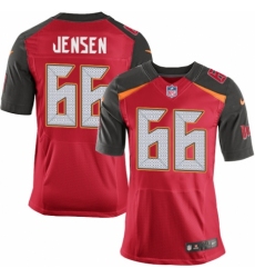 Men's Nike Tampa Bay Buccaneers #66 Ryan Jensen Elite Red Team Color NFL Jersey