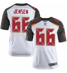 Men's Nike Tampa Bay Buccaneers #66 Ryan Jensen Elite White NFL Jersey