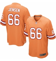 Men's Nike Tampa Bay Buccaneers #66 Ryan Jensen Game Orange Glaze Alternate NFL Jersey