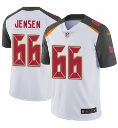 Men's Nike Tampa Bay Buccaneers #66 Ryan Jensen White Vapor Untouchable Limited Player NFL Jersey